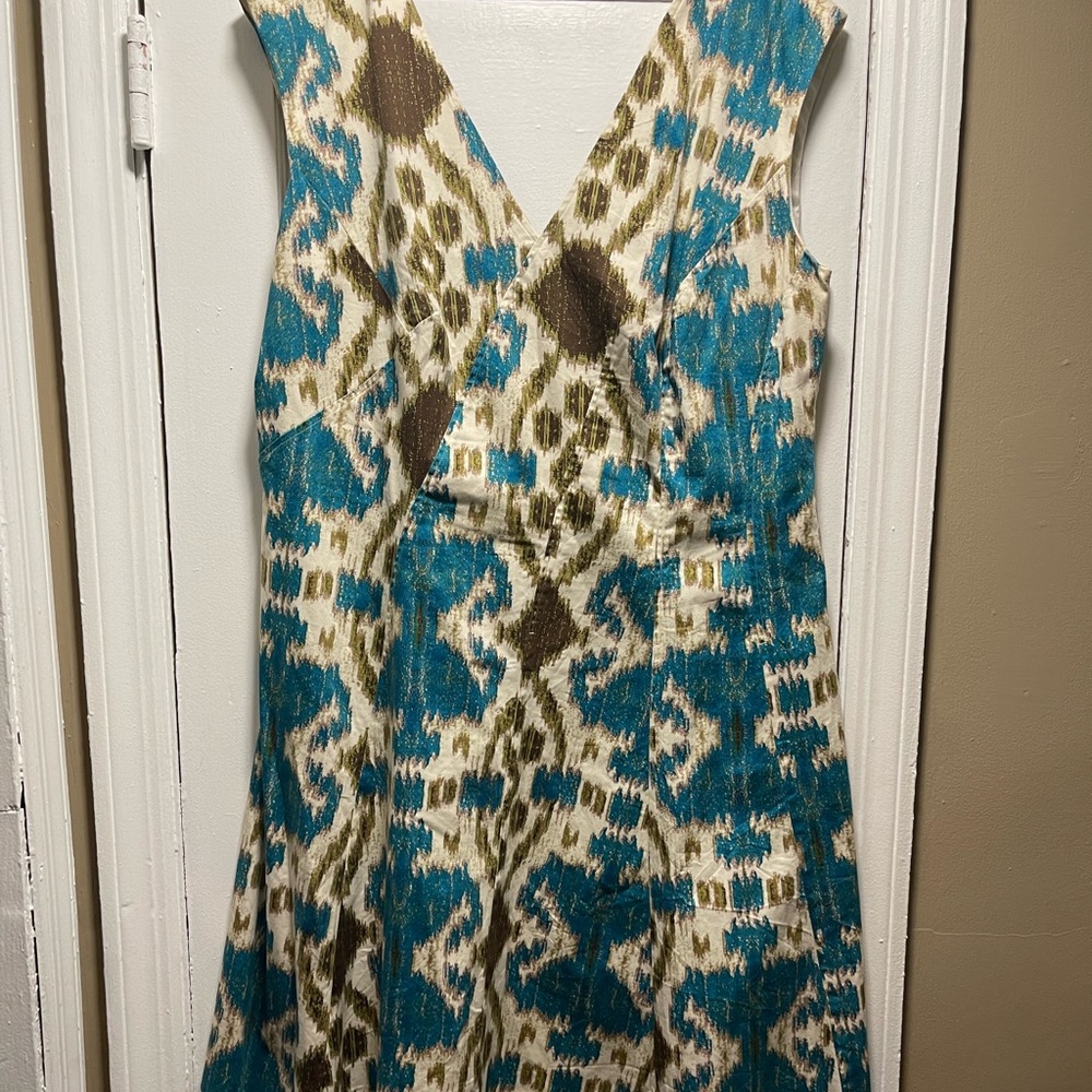 V neck sundress in a cotton